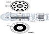 Шків колінвала BMW 1 (F20), 3 (E90), 3 (E91), 3 (E92), 3 (E93), 3 (F30, F80), 5 (F10), 5 (F11), X3 (F25) 1.6D/2.0D 05- RUVILLE 520343 (фото 2)