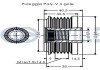 Механізм вільного ходу генератора Opel Astra J 09- 1.7CDI RUVILLE 542509 (фото 2)