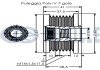 Механізм вільного ходу генератора Toyota Land Cruiser, Rav 4, Auris 2.0-3.0D 02- RUVILLE 542511 (фото 2)