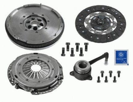 Комплект сцепления (DMF) AUDI / FORD / SKODA / VW Galaxy / Fabia / Octavia / Bora / Golf / Polo 1,9TDi SACHS 2290601005 (фото 1)