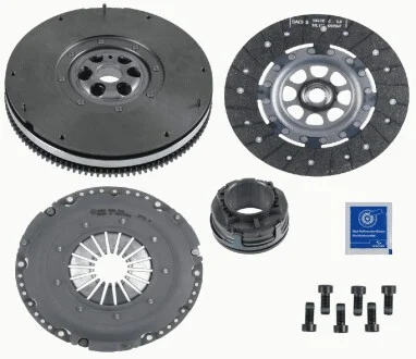 Комплект зчеплення з маховиком+виж. підшипник Audi A4 B5 VW Passat B5, Passat B5.5 1.9D 08.98-05.05 SACHS 2290 601 069