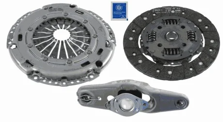 Комплект зчеплення AUDI / SKODA / VW A3 / Octavia / Superb / Golf / Jetta / Passat 1,4 07 - SACHS 3000951088 (фото 1)