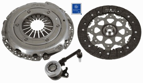 Комплект сцепления RENAULT Megane / Scenic / GrandScenic 1,9-2,0 03 - SACHS 3000990407 (фото 1)