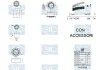 К-кт ГРМ (+помпа) Audi A4, TT Skoda Octavia, Superb VW Golf V, Passat, Tiguan 2.0TDI 03.05- SALERI SIL K4PA1048A (фото 2)