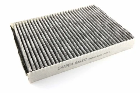 Фильтр салона угольный Citroen C5 / C6 Peugeot 407 02 / 08- SHAFER SAK437