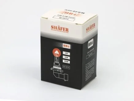 Лампа HB4 12V 55W P22D SHAFER SL1015