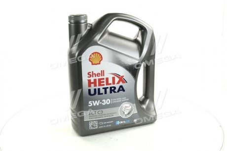 Масло моторное Helix Ultra ECT С3 5W-30 SN/CF, 4л SHELL 4102817160 (фото 1)