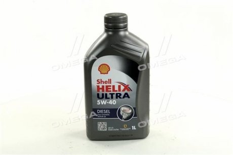 Масло моторное Helix Diesel Ultra SAE 5W-40 CF, 1л SHELL 4107552 (фото 1)