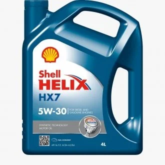 Масло моторное Shell Helix HX7 5W-30 (4 л) SHELL 550040004