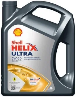 Олива двигуна 4L Shell Helix Ultra 5W30 (ACEA A3/B3, A3/B4 BMW L-01 MB 229.5/226.5 VW 502.00/505.00 RN0700/0710) SHELL 550046268