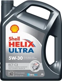 Олива двигуна 4L Shell Helix Ultra ECT C3 5W30 (ACEA C3 MB 229.51/229.31 L-04 GM DII) SHELL 550050441