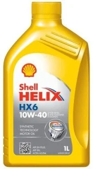 Олива двигуна 1L Shell Helix HX6 10W40 SHELL 550053775