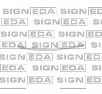 Молдинг бампера хром AUDI A6 C6 2005-08 левый передний Signeda PAD99027MAL