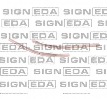 Молдинг хром Passat B7 Європа 11-15 бампера заднього лівий (на універсал) Signeda PVG99080MAL