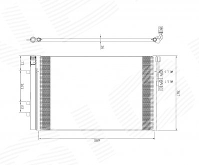 Радиатор кондиционера BMW X3 (F25) Signeda RC940226 (фото 1)