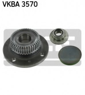 Подшипник ступицы, комплект SEAT / VW Caddy задняя сторона 1,4 / 1,9L 95-04 SKF VKBA3570 (фото 1)