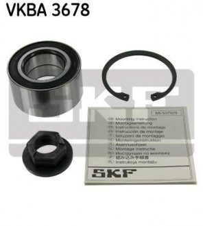 Подшипник ступицы, комплект FORD Ka передняя сторона 1,0 / 1,6L 96-08 SKF VKBA3678 (фото 1)