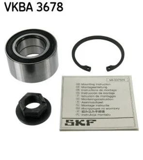 Підшипник маточини, комплект FORD Ka передня сторона 1,0 / 1,6L 96-08 SKF VKBA3678