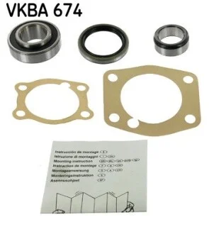 Подшипник ступицы колеса, к-кт. SKF VKBA 674