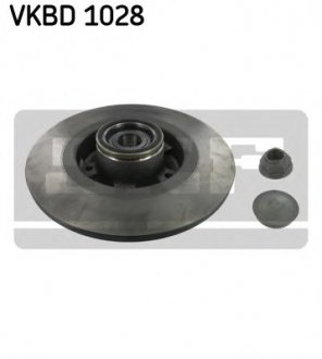 Гальмівний диск з підшипником SKF VKBD1028