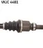 Приводний вал CITROEN/PEUGEOT C4/307 "1,6-2,0 "00>> SKF VKJC4481 (фото 3)