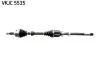 Привідний вал передн Прав 374/1010мм TOYOTA RAV 4 III, RAV 4 IV 2.0D/2.2D 11.05-09.19 SKF VKJC5535 (фото 1)