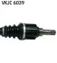 Приводний вал RENAULT Grand Scenic/Megane/Scenic "1,4-1,6 "03>> SKF VKJC6039 (фото 3)