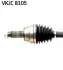 Приводний вал BMW X5 (E70)/X6(E70) \'\'L \'\'07>> SKF VKJC8105 (фото 2)