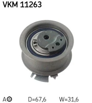 Ролик ремня грм натяжной AUDI / SEAT / SKODA / VW A4 / A6 / Octavia / Superb / Golf / Jetta / Passat / Tiguan 2L 03 - SKF VKM11263