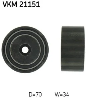 Паразитний / Провідний ролик, зубчастий ремінь SKF VKM 21151