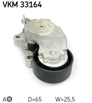 Натяжний ролик, поліклиновий ремінь SKF VKM 33164
