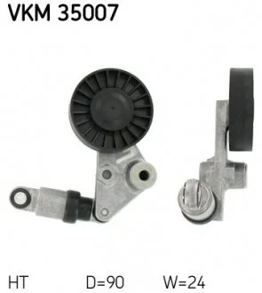 Натягувач ременя CHEVROLET / OPEL / SAAB Astra / Frontera / Vectra / Zafira / 9-3 / 9-5 2,0 / 2,2L 95 - SKF VKM35007