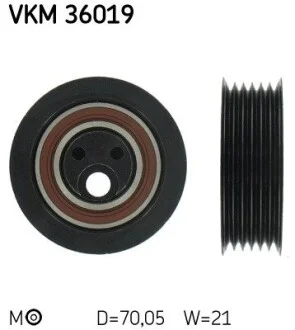 Ролик натяжной RENAULT Laguna 2,2L 93-01 SKF VKM36019