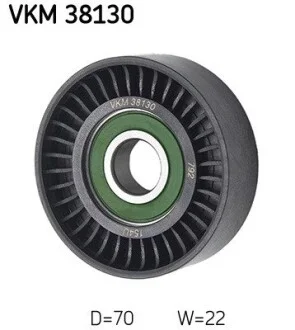 Ролик паразитный MERCEDES A (168/169) / B (W245) / Vaneo 1,4 / 2,0L 97-12 SKF VKM38130