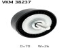 Ролик паразитний BMW 1/3/X1/X3/Z4 "1,6/2,0L "01>> SKF VKM38237 (фото 2)