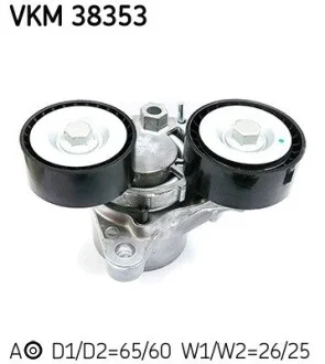 Ролик ремня грм натяжной BMW 3/5/6/7 / X1 / X5 / X6 2,0-3,0 07 - SKF VKM38353