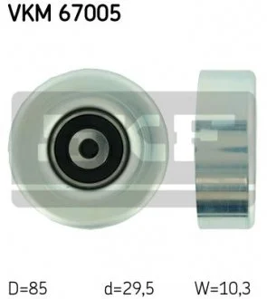 Ролик паразитный DAIHATSU / TOYOTA Rush / Sirion / Terios / Avanza 1,5L 05 - SKF VKM67005