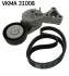 Комплект поліклиновий (ремінь+ролики) SKF VKMA 31008 (фото 1)
