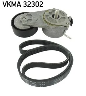 Комплект поліклиновий (ремінь+ролики) SKF VKMA32302