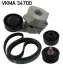 Поликлиновой ременный комплект SKF VKMA 34700 (фото 1)