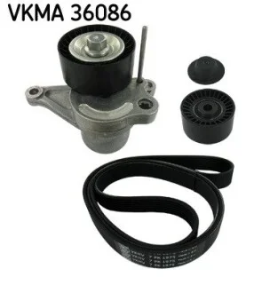 Комплект поліклиновий (ремінь+ролики) SKF VKMA 36086 (фото 1)