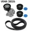 Поликлиновой ременный комплект SKF VKMA 38026 (фото 1)