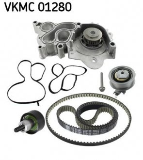 Ремкомплект ГРМ + помпа AUDI/VW A3/Golf "1,0-1,4 "11>> SKF VKMC01280 (фото 1)
