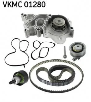 Фото 1 - ремкомплект ГРМ + помпа AUDI/VW A3/Golf "1,0-1,4 "11>> SKF VKMC01280 Ремкомплект ГРМ + помпа AUDI/VW A3/Golf "1,0-1,4 "11>> SKF VKMC01280 (фото 1)