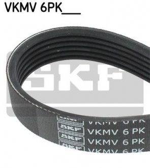 Ремінь приводного навісного обладнання SKF VKMV6PK1153 (фото 1)