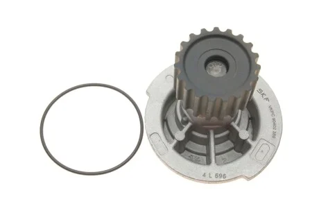 Насос охолоджуючої рідини, з ущільненням CHEVROLET AVEO / KALOS, CRUZE, LACETTI, NUBIRA, REZZO DAEWOO KALOS, LACETTI, NUBIRA 1.4/1.6/1.6LPG 05.97- SKF VKPC90402
