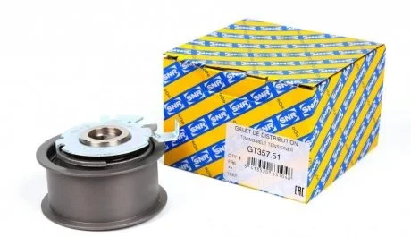 Натягувач AUDI / SKODA / VW A4 / A6 / Fabia / Octavia / Superb / Bora / Caddy / Golf / Multivan / Passat / Polo / Transporter SNR / NTN GT35751