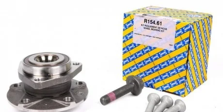 Подшипник ступицы передней Audi A3 // Seat Altea, Leon, Toledo III // Skoda Octavia // VW Caddy III, Golf V / Plus 05.03- SNR / NTN R154.61