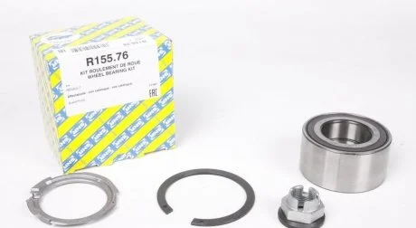 Подшипник ступицы передней (Комплект с XGB41930) (ABS +) Renault Megane 1.5-1.9 DCI 03- SNR / NTN R155.76