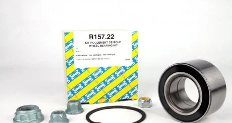 Подшипник ступицы, комплект AUDI / SEAT / SKODA / VW A3 / TT / Leon / Toledo / Octavia / Bora / Golf 1.6-3.2 96-10 SNR / NTN R15722
